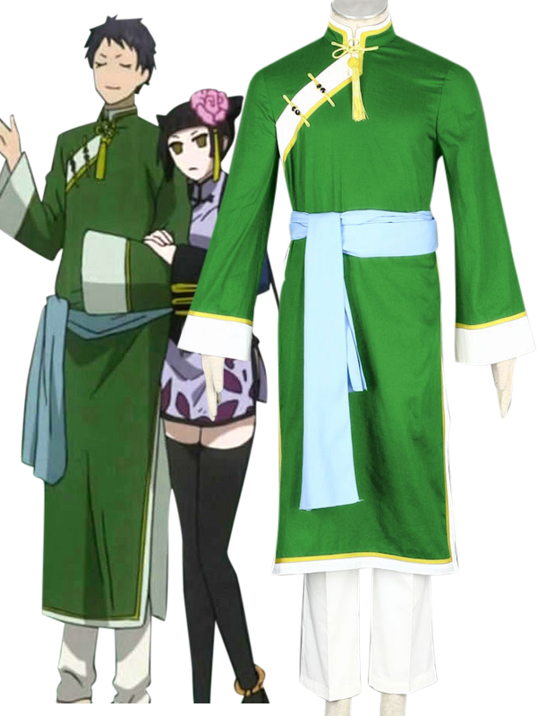 Black Butler Kuroshitsuji Lau Cheongsam Cosplay Costume